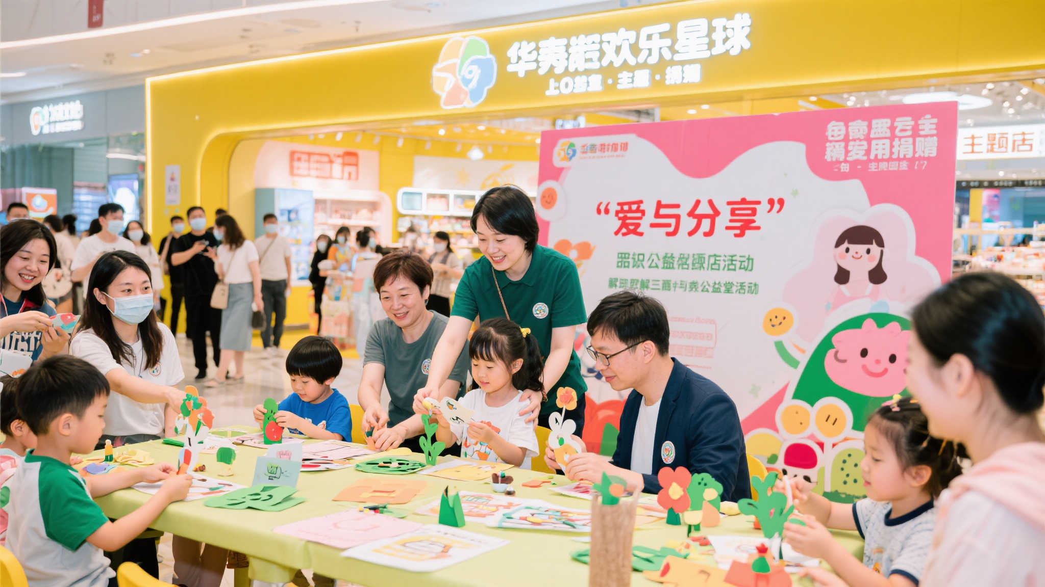 华熙“欢乐星球”乐小星主题店 传递公益小温暖 华熙“欢乐星球”乐小星主题店 传递公益小温暖