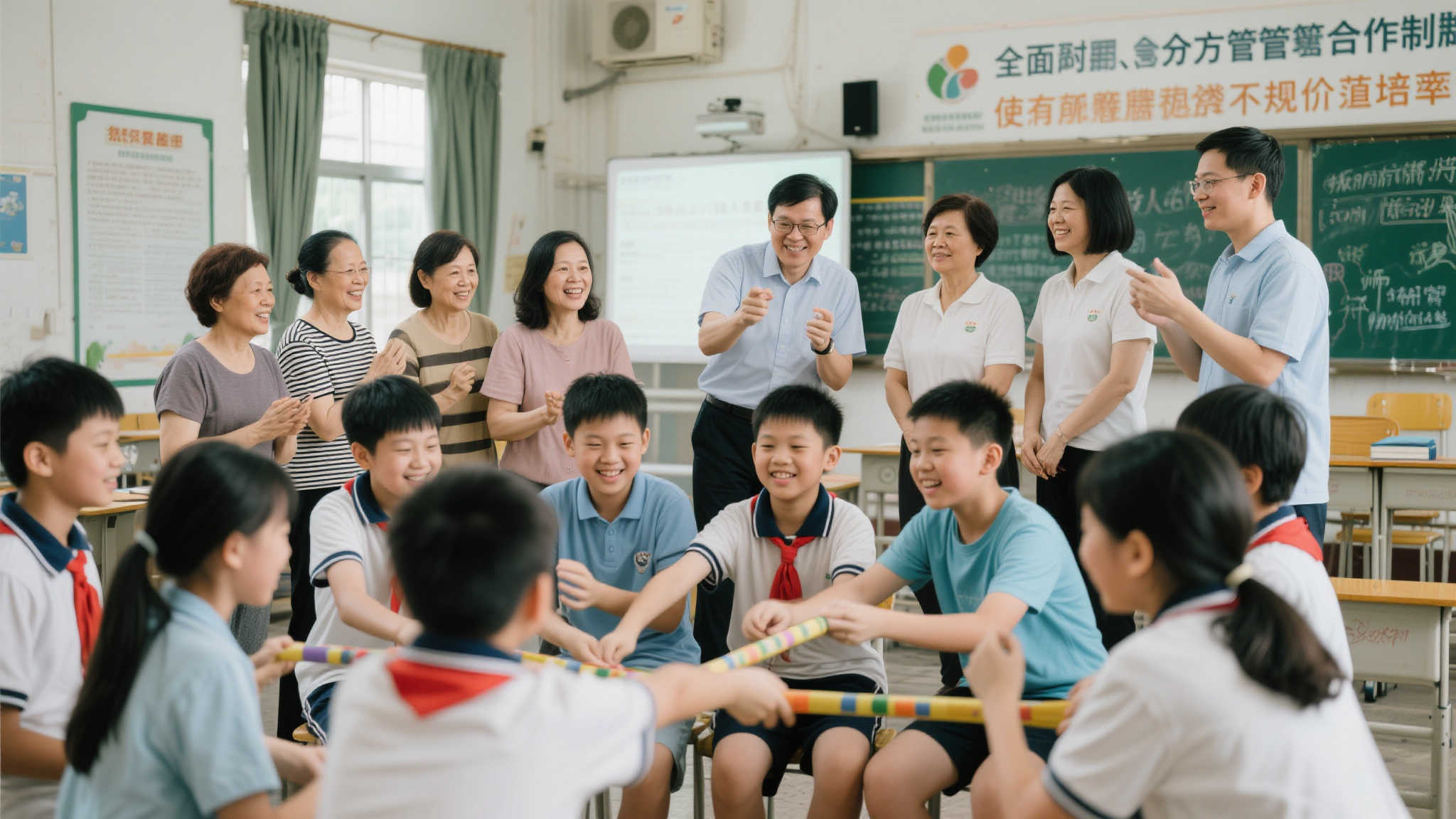 为了强化效果，该团队以全面介入、多方共管