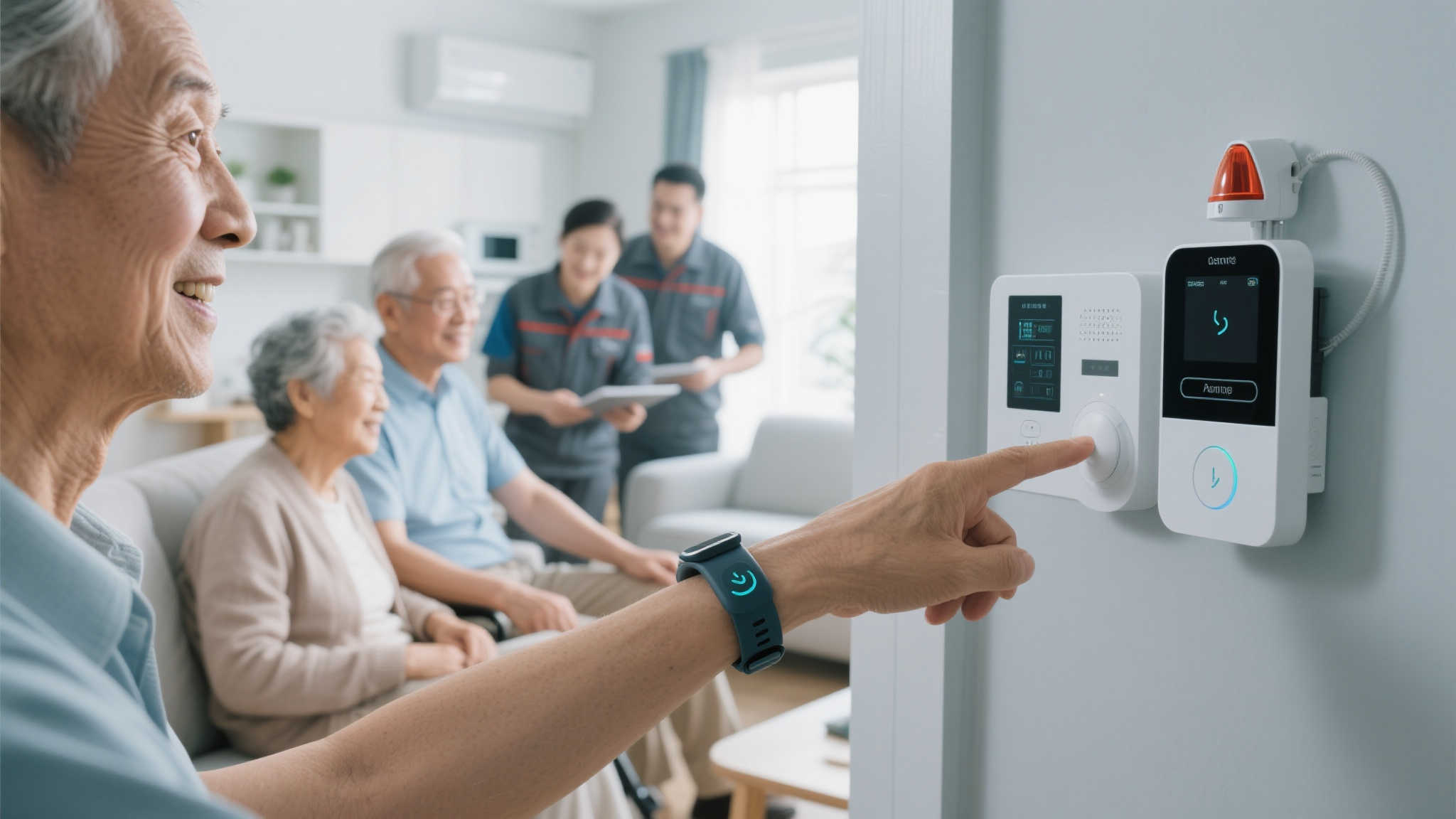 守望晚霞 共品幸福滋味 如今科技发展迅猛,各类智能设备普遍进入家