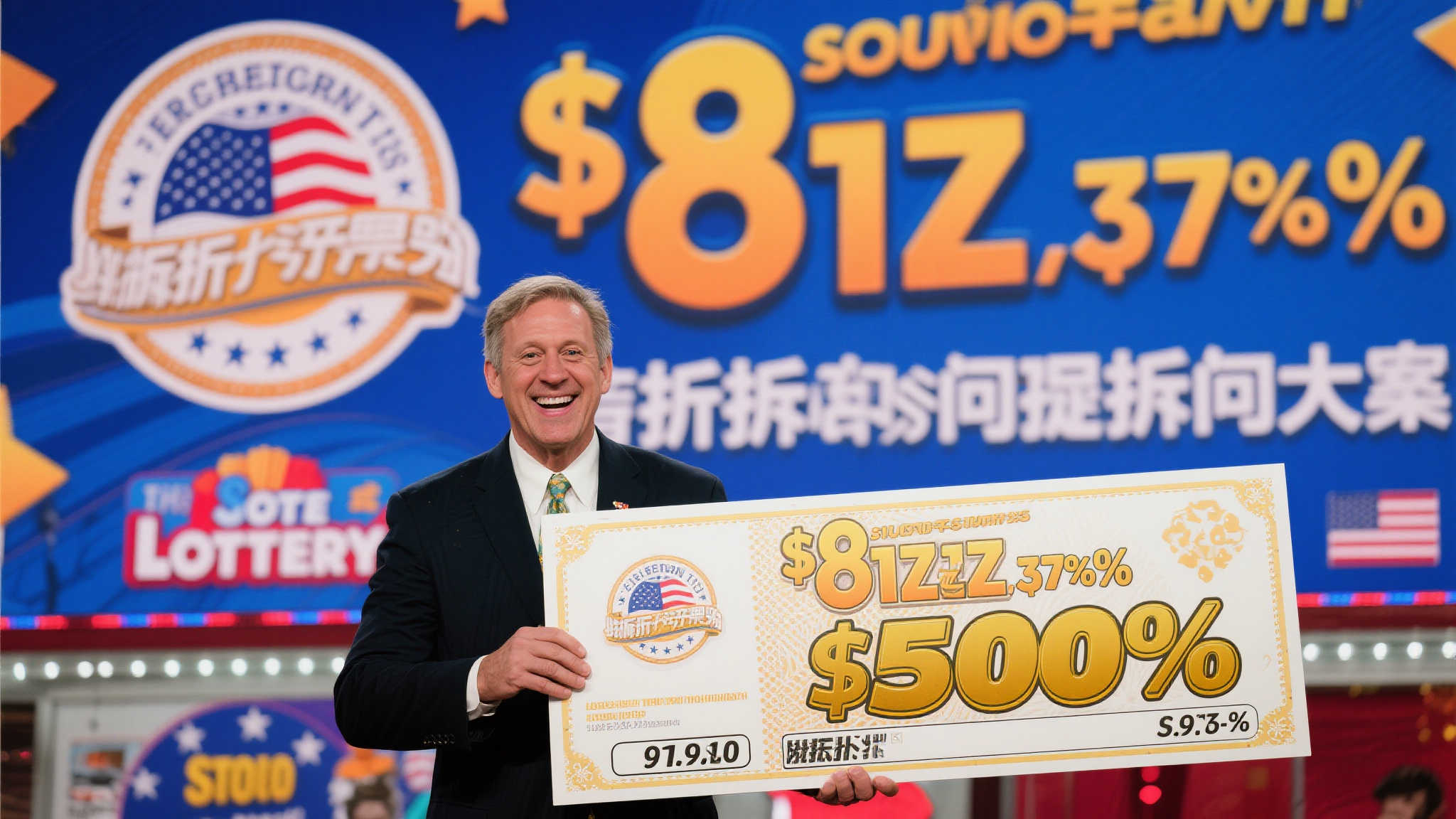 美国惊现81亿彩票大奖，一次性领取仅获38亿！