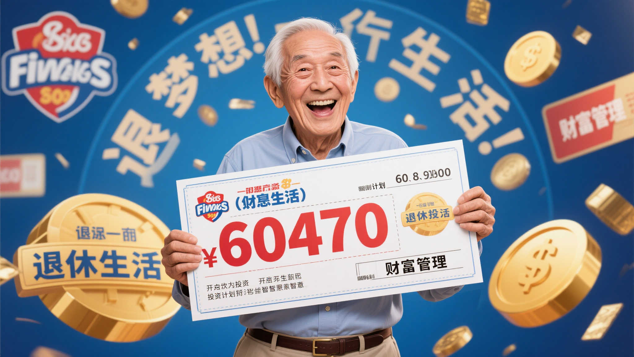 68岁退休老人喜中6047万大奖露脸领奖:计划用于投资 68岁退休老人喜中6047万大奖露脸领奖:计划用于投资
