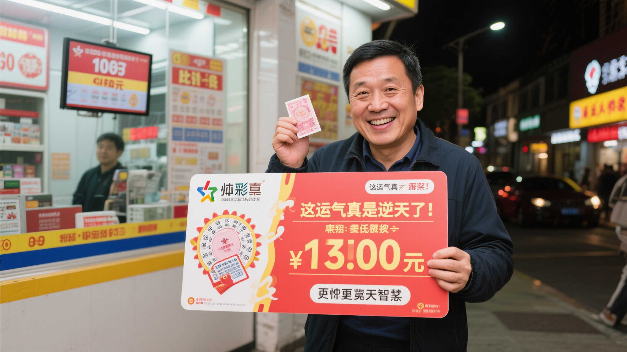 值得一提的是，彩票的中奖概率极低，能够像