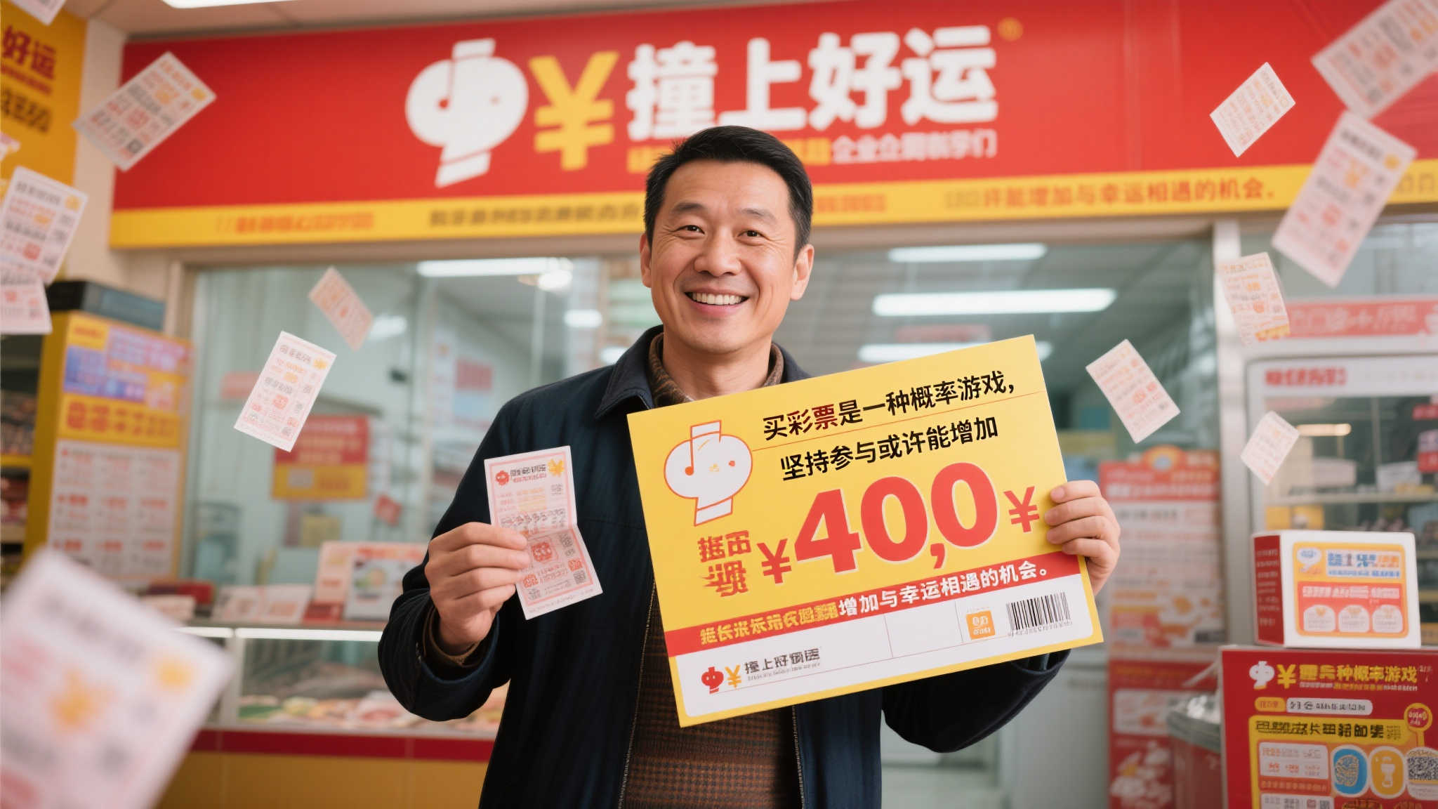 不过，这位男子的故事也提醒我们，虽然中奖