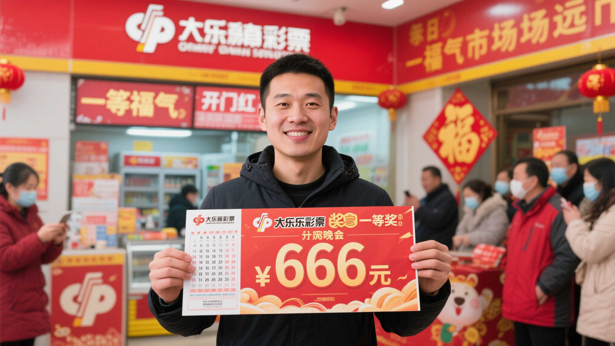 新年伊始，彩票市场迎来开市首日，无数彩民
