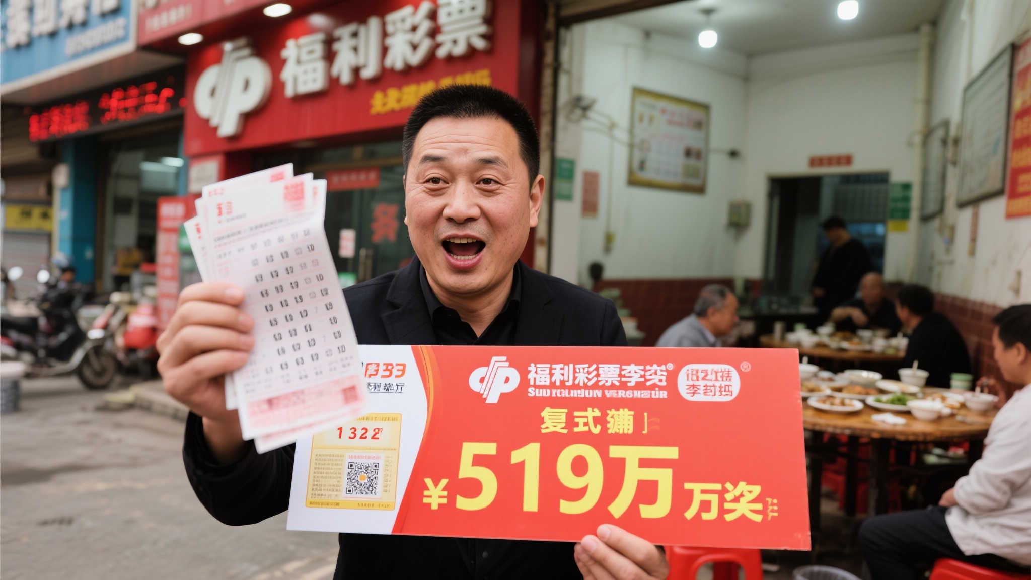饭店老板凭132元复式票揽福彩519万:奖金解还贷之忧 这位饭店老板姓李,经营着一家小规模的餐馆