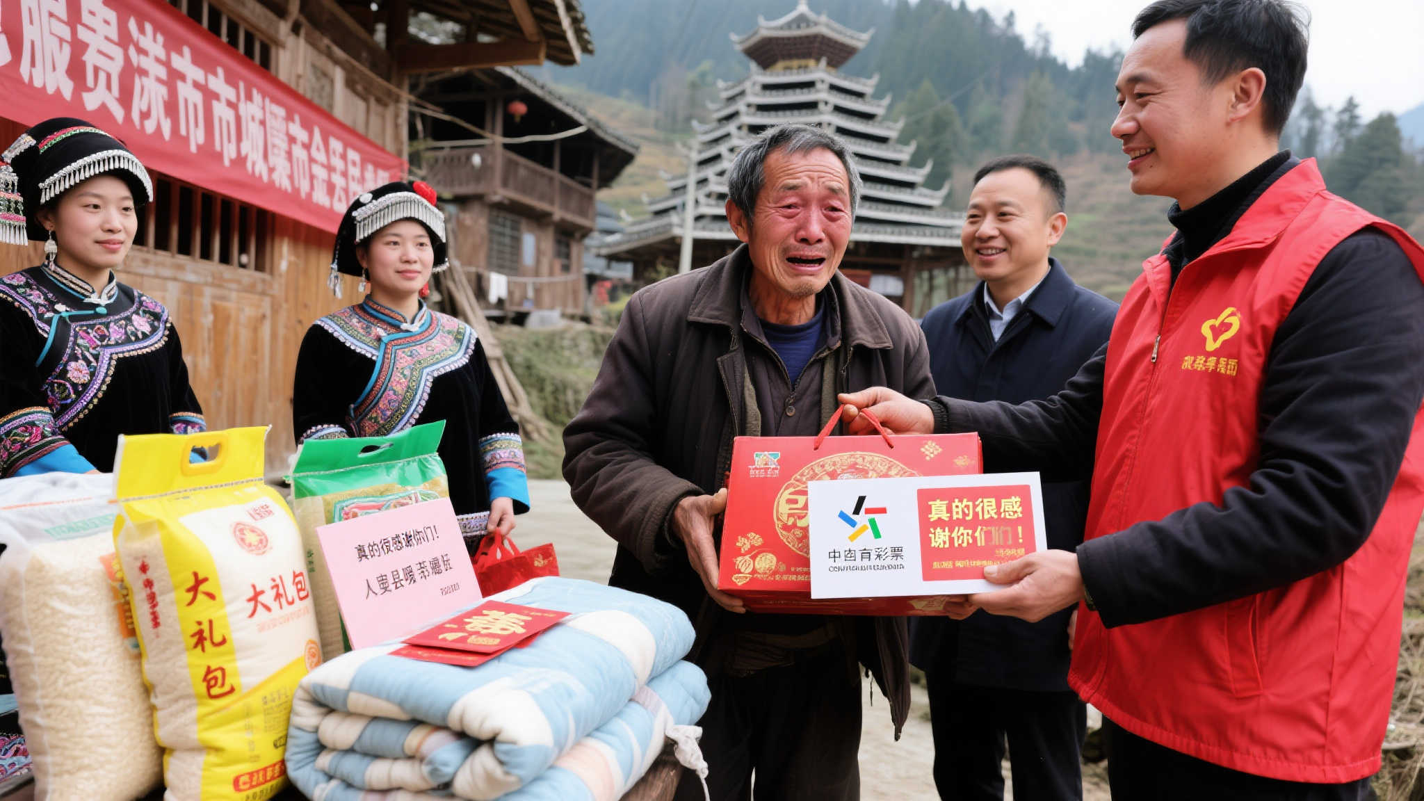 温情满黔州,新春送暖到家,福彩圆梦传心意 此次活动不仅覆盖贵阳、遵义等大城市,同时